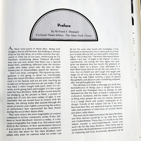 Why a Duck? about Marx Brothers Movies by Richard Anobile 1971 Hardcover Book - Picture 11 of 16
